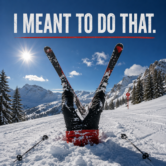 "I Meant To Do That" Ski Tee Unisex T-Shirt