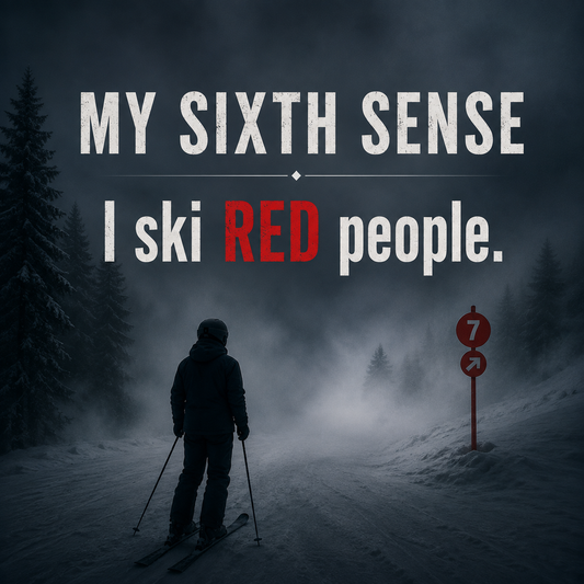"I Ski Red People" Ski Tee Unisex T-Shirt