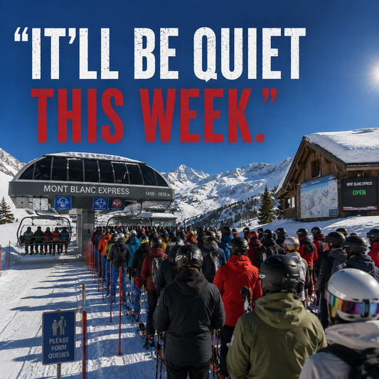 "It'll Be Quiet This Week" Ski Tee Unisex T-Shirt