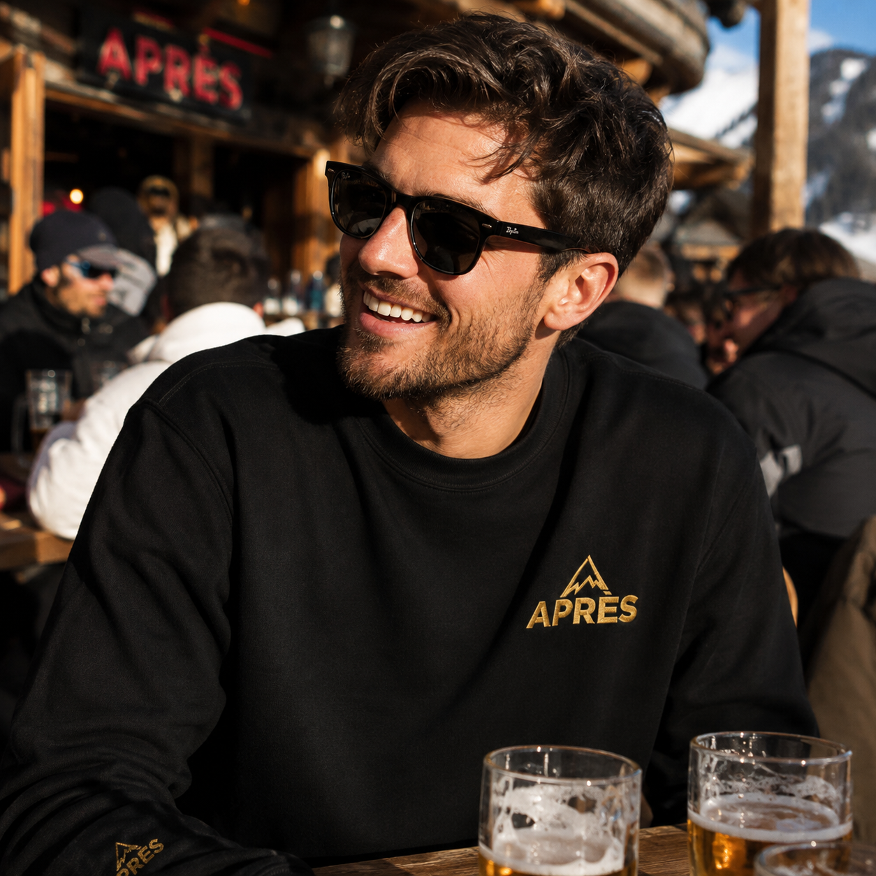 "Après Collection" Embroidered Unisex Sweater