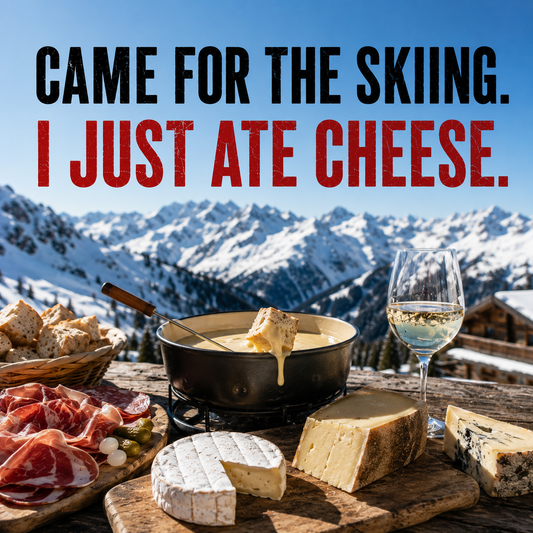 "I Just Ate Cheese" Ski Tee Unisex T-Shirt